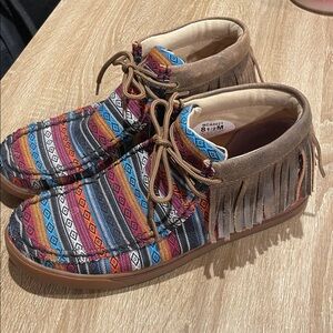 Ariat Multicolor Patterned Ankle Boots